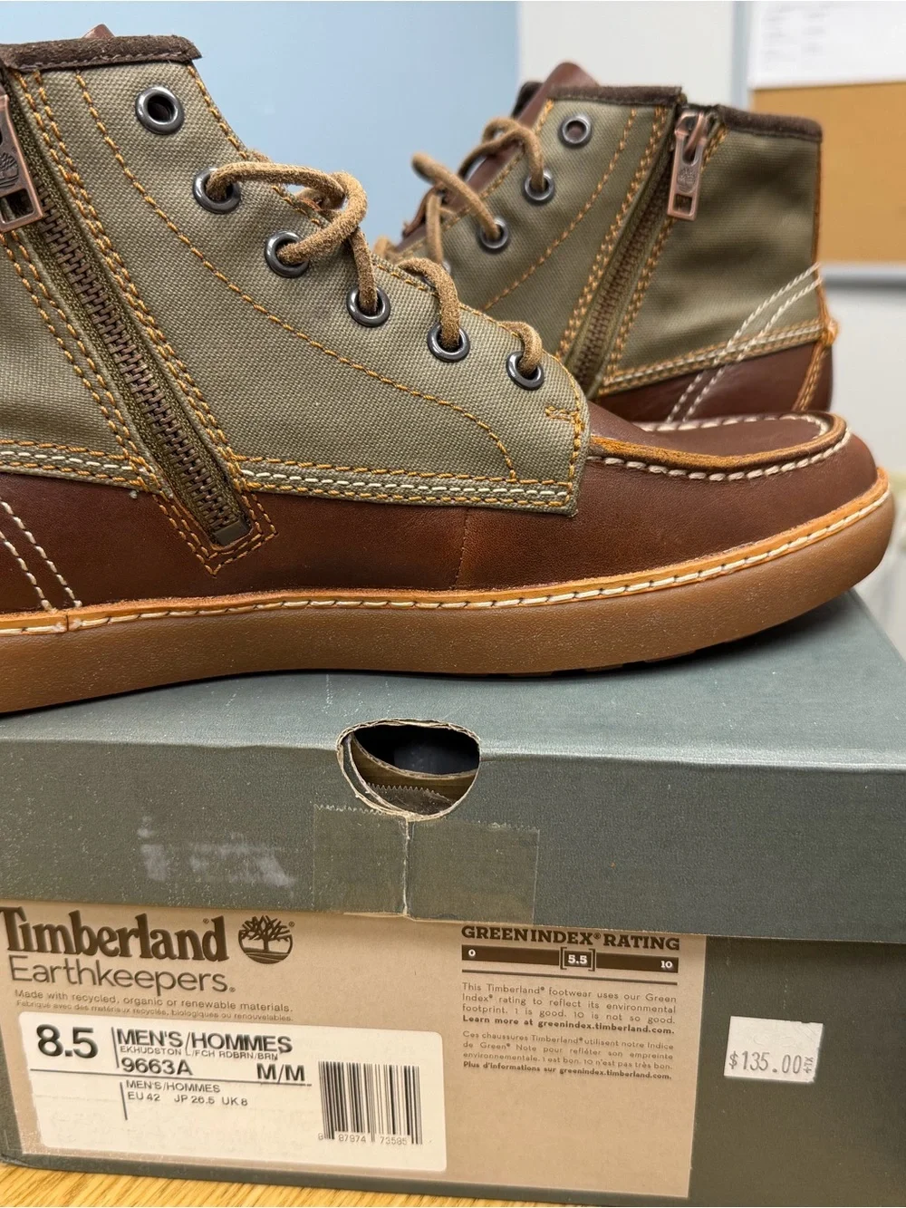 Timberland Brown Leather  Boots